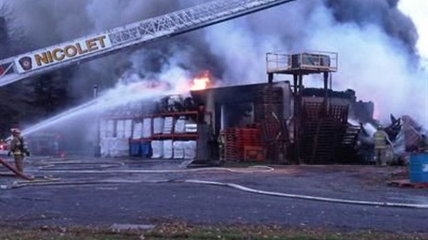 Incendie à Baie-du-Febvre