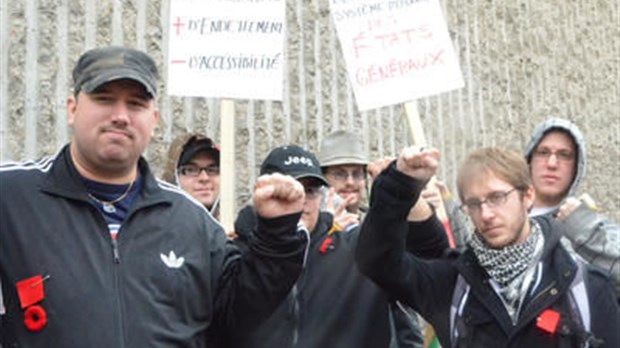 Appui mitigé à la manifestation étudiante