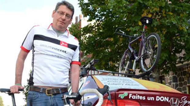 Cinq mois après sa greffe, il fait 25 kilomètres de vélo par jour