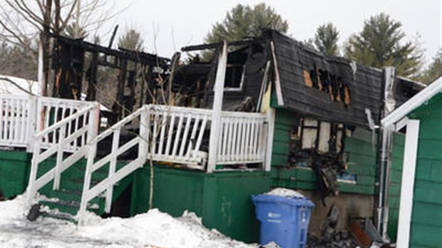 Un incendie détruit une maison