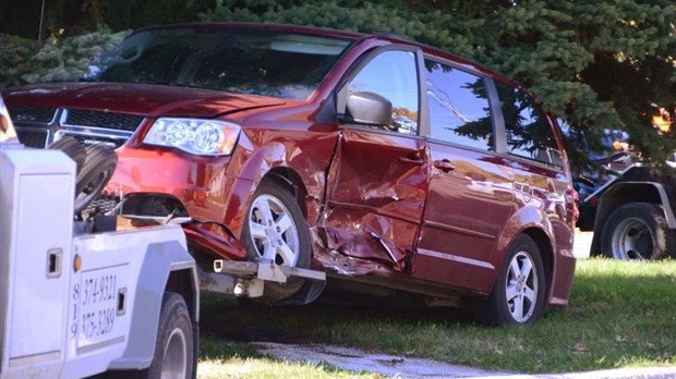 Accident de la route: un blessé léger