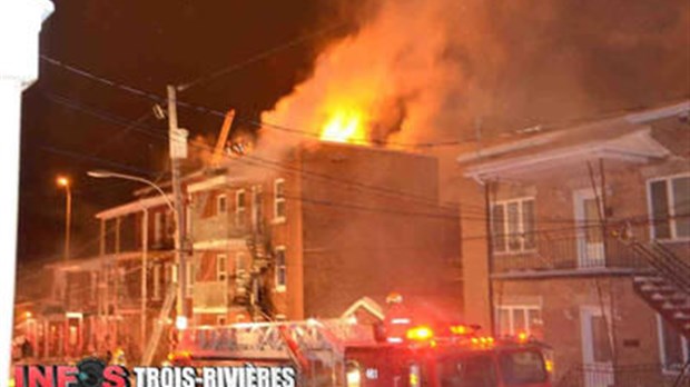 Incendie sur la rue Montcalm