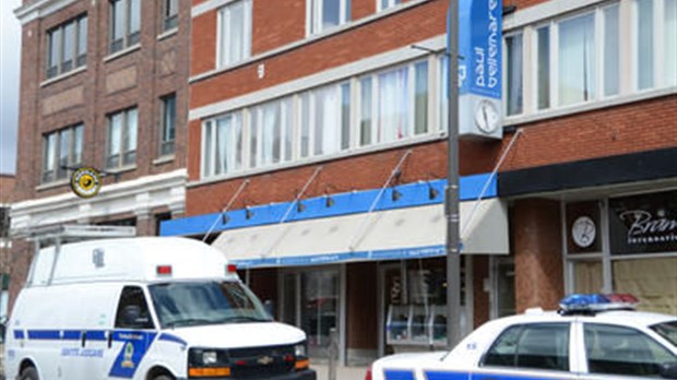 Vol dans une bijouterie au centre-ville