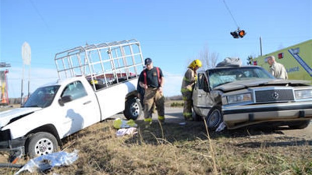 Collision à Bécancour