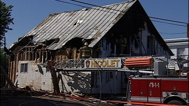 Incendie à Nicolet