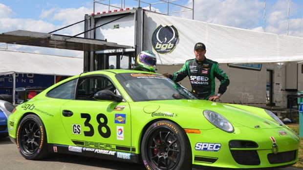 Dumoulin en piste à Watkins Glen