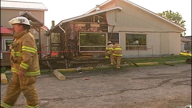 Incendie à Bécancour