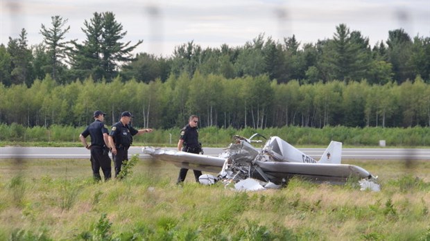 Écrasement d'un avion à l'aéroport