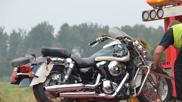 Accident de moto sur l'autoroute 40