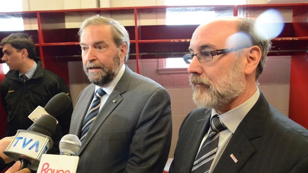 Thomas Mulcair de passage à Trois-Rivières