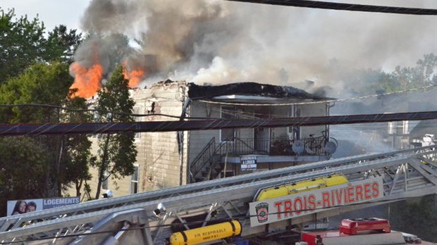 Incendie majeur à Trois-Rivières