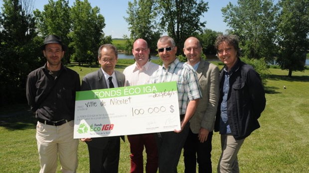 Une bourse de 100 000$ pour la Ville de Nicolet