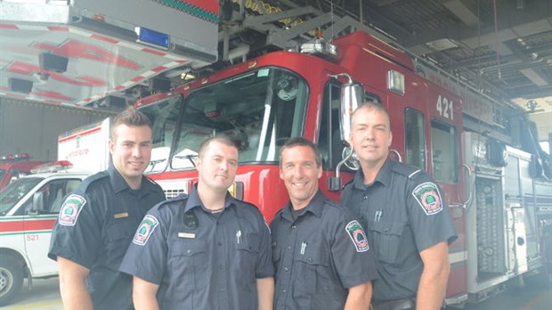 Les pompiers trifluviens au cœur du désastre