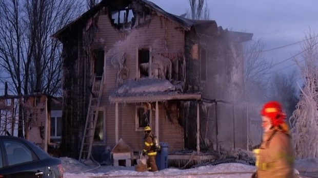 Incendie possiblement criminel à Gentilly