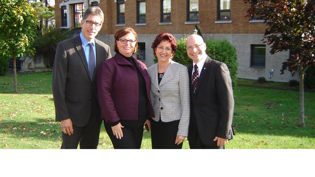 Le CRD Domrémy MCQ accueille la ministre Lucie Charlebois