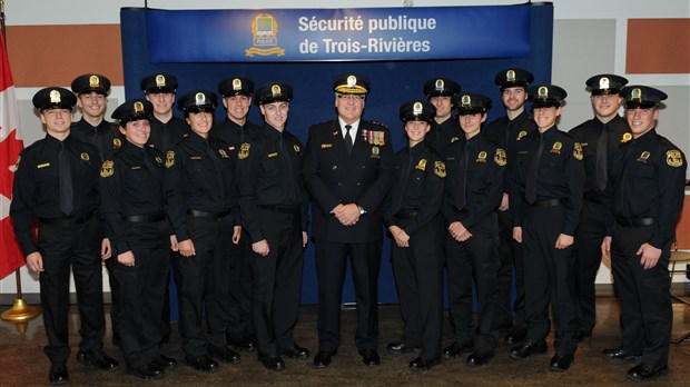 Assermentation de 14 nouvelles recrues à la Sécurité publique de Trois-Rivières