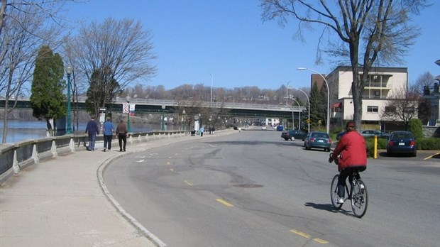 La promenade du Saint-Maurice redevient à sens unique
