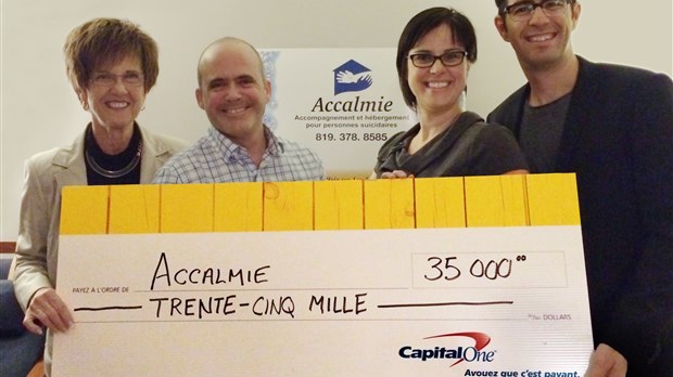 Accalmie reçoit un don de 35 000$