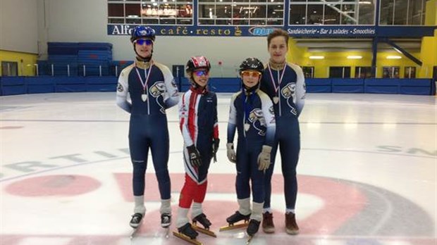 Cinq patineurs du CPVTR montent sur le podium!