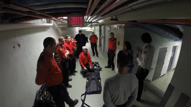 Le SIUCQ et le CSSS Drummond tiennent une formation et un exercice pratique d’évacuation