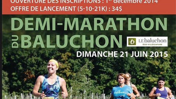 L'Auberge Le Baluchon donne rendez-vous aux coureurs du Québec le 21 juin 2015