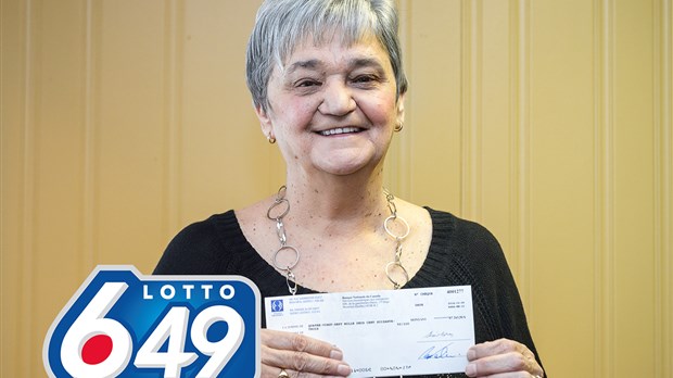 Une dame de la Mauricie gagne au LOTTO 6/49