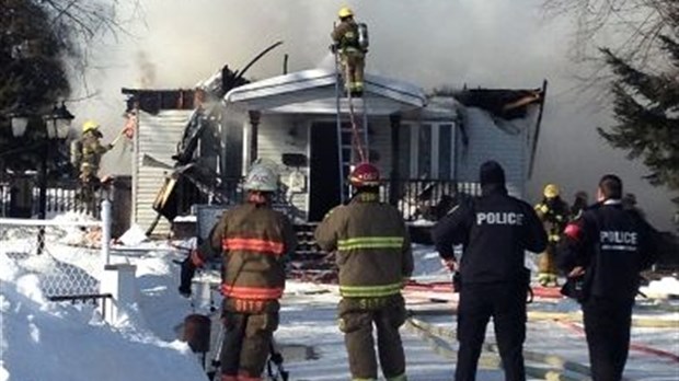 Incendie dans le district des Vieilles-Forges