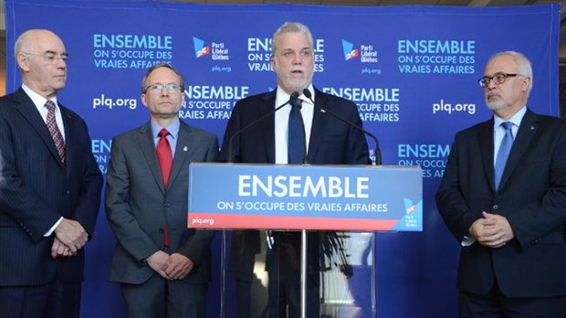 Philippe Couillard choisit Bécancour pour dévoiler son cadre financier