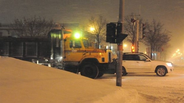 Pas facile d’être au volant d’une déneigeuse