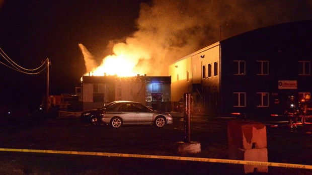 Incendie chez Industries Fournier