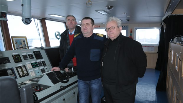 Le M/V Goldeneye est le 1er navire au port de Trois-Rivières