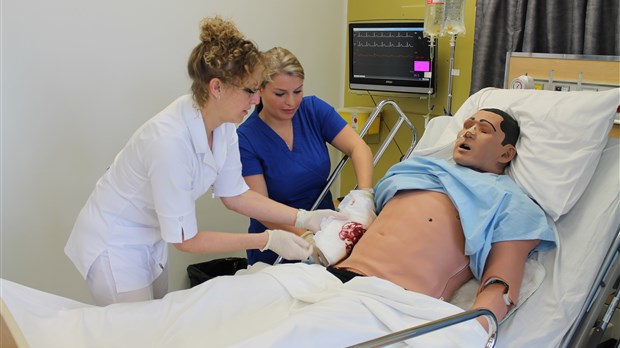 Une salle de simulation dernier cri en Soins infirmiers