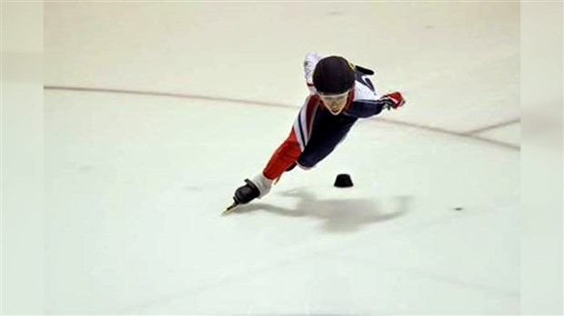 La patineuse de vitesse Florence Brunelle remporte la médaille d'or