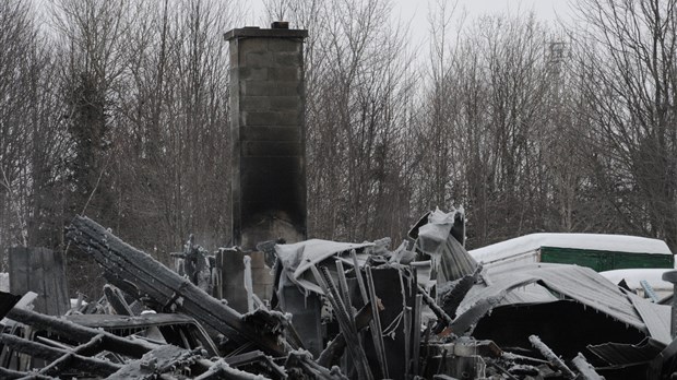 Perte totale d'un bâtiment à la suite d'un incendie 