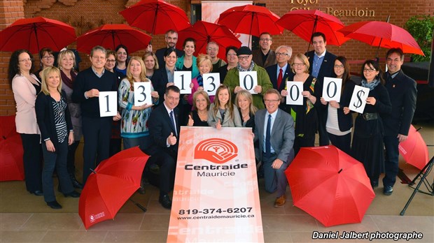 1 313 000$ pour Centraide Mauricie