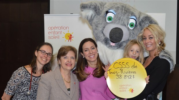 Opération Enfant Soleil remet plus de 22 000 $ au CSSS de Trois-Rivières