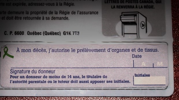 Trois-Rivières affichera le ruban vert pour souligner la Semaine du don d'organes