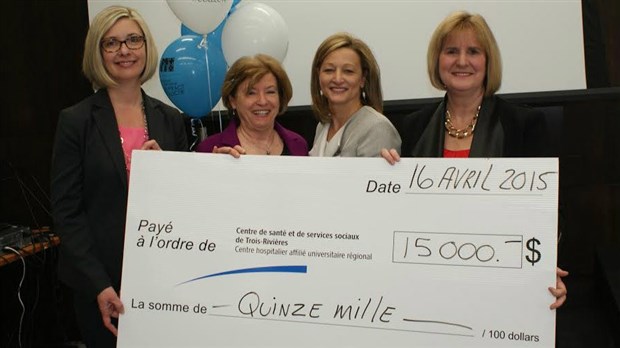 Un don de 15 000 $ au Centre hospitalier affilié universitaire régional