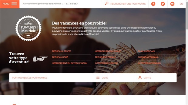 L'Association des pourvoiries de la Mauricie dévoile son nouveau site Internet