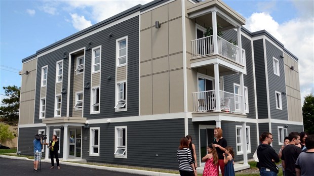 Le Club Rotary de Trois-Rivières a contribué à la construction d'une coop d'habitation à Lac-Mégantic