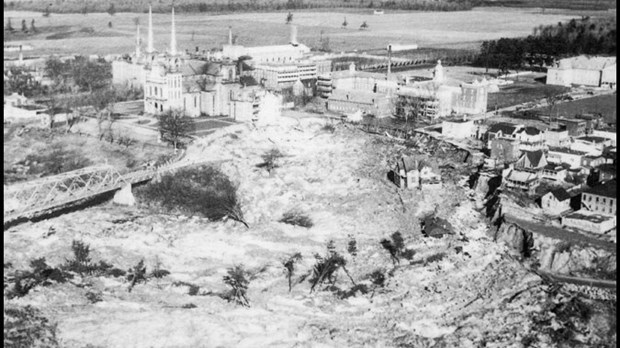 Commémoration du glissement de terrain de 1955 à Nicolet
