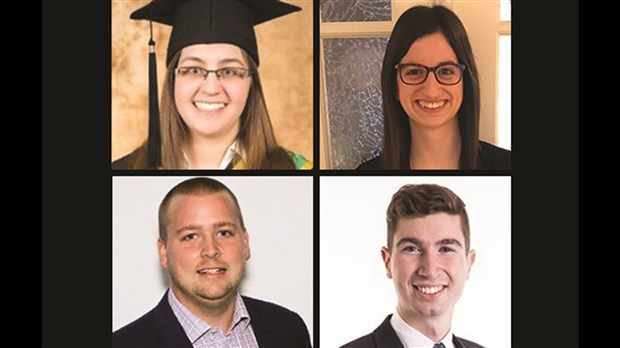 Quatre étudiants de l’UQTR accèdent au tableau d’honneur canadien des CPA