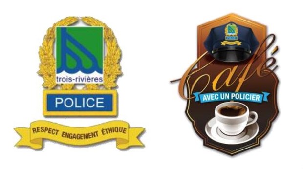 Un café avec un policier