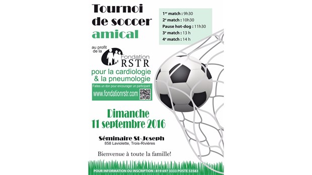 Tournoi de soccer au profit de la cardiologie et de la pneumologie