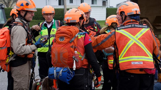 L’exercice d’urgence mobilise plus de 150 bénévoles en Mauricie