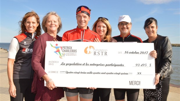 Objectif dépassé pour le marathonien  Patrick Charlebois!