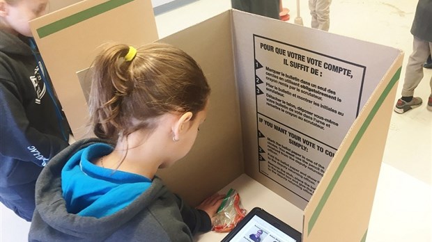 Des élections à l’ère numérique à l’école de Pointe-du-Lac