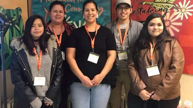 Quatre étudiants atikamekw du Cégep de Trois-Rivières au Startup Nations