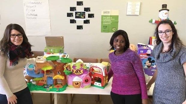 Un grand succès pour la collecte de jouets du Cégep de Trois-Rivières !