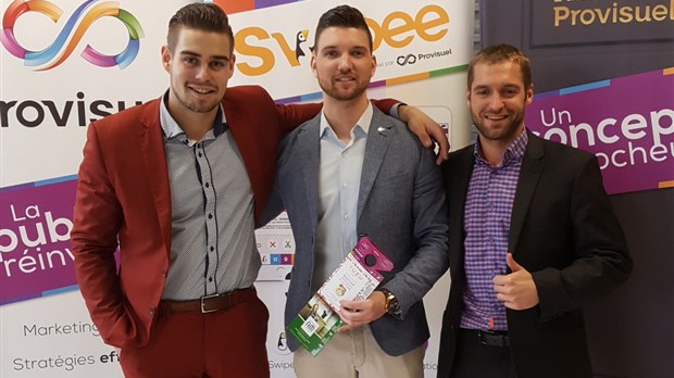 L’équipe de Provisuel de passage au Cégep de Trois-Rivières